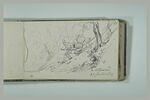 Figure tirant une luge, le long d'une pente, à Allevard, image 2/2
