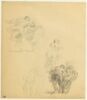 Couples de danseurs, et au centre une femme seule, image 1/2