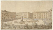 Inauguration de la statue de Louis XV à Reims, le 26 août 1765, image 1/2