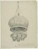 Etude d'une grande lanterne ou lampe à décor épigraphique et géométrique, image 1/2
