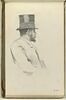 Portrait d'homme, en buste, coiffé d'un chapeau, image 1/2