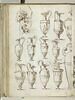 Douze vases ou aiguières ; détail de motif décoratif à tête de bélier en haut à gauche, image 1/2