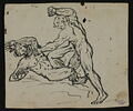 Deux hommes nus se battant, image 2/2