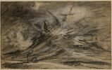 Bateau sombrant dans la tempête, image 1/2