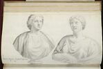 Deux bustes représentant l'un 'IUNIA CLAUDIA' et l'autre FAUSTINA di M. A.', image 2/3