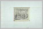 Groupe d'homme en costume Louis XIV dans une salle décorée de boiseries, image 2/2