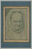 Portrait d'une vieille femme les yeux fixés en bas et la tête couverte, image 2/2
