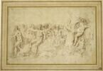 Triomphe de Bacchus assis sur une panthère, précédé par Silène, image 1/2