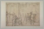 Artistes dessinant d'après Michel Ange dans la Chapelle Médicis, image 2/2