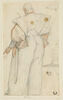 Homme debout, de dos, en costume japonais, image 1/2