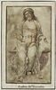 Le Christ assis sur son tombeau, la tête couronnée d'épines, image 1/2