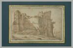 Batiment avec une tour en ruine, image 2/2