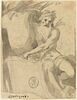 Figure d'un Fleuve assis, tenant un cartouche, image 1/2
