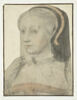 Portrait de jeune fille à coiffe noire, image 1/2