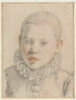 Portrait de jeune garçon, cheveux courts et portant une collerette, image 1/2