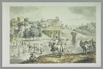 Passage à gué d'une rivière par une troupe de cavalerie, image 2/2