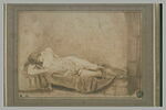 Jeune homme nu, endormi, étendu sur une couverture, image 2/3