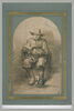 Homme assis, coiffé d'un chapeau à larges bords, lisant, image 2/2