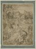Vierge à l'Enfant dans un paysage avec une multitude d'animaux et, dans le fond, l'Annonce aux bergers, image 1/2