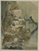 Château et hameau sur le flanc d'un éperon rocheux, image 1/2