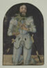 Figure d'un chevalier revêtu d'une cuirasse, en prière, image 1/2