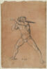 Homme nu, brandissant une épée, image 1/2