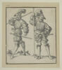 Deux soldats en costumes de 1575 environ, armés, image 1/2