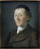 Portrait de Johann Kaspar Lavater, portant un vêtement brun ( 1741-1801)., image 2/2