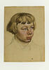 Portrait en buste d'un jeune garçon aux yeux bleus, image 1/2