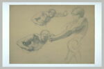 Quatre demi-figures d'hommes, image 2/2