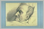 Portrait de M. Jean-Baptiste Biot, de l'Institut, sur son lit de mort, image 2/2