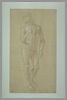 Jeune homme nu, debout, de face, tenant un bâton : saint Jean-Baptiste ?, image 2/2