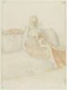 Dame de Constantinople assise sur un divan, image 1/2