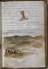 Etrier, cavaliers dans un paysage, notes manuscrites, image 3/3