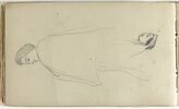 Figure, coiffée d'une toque ; tête de femme, image 1/2