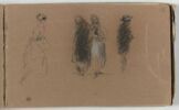Quatre études de personnages, image 1/2