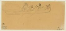 Barque chargée de passagers, conduite par des marins, image 1/2