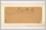 Barque chargée de passagers, conduite par des marins, image 2/2