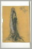 Homme demi nu, les bras levés, liés par les poignets, image 2/2