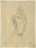 Etude de main gauche, la paume ouverte, image 1/2