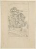 Arabe sur un cheval au galop, épaulant son fusil, image 1/2