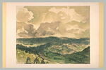Vue panoramique sur des vallons boisés : vallée de la Tourmente, image 2/2