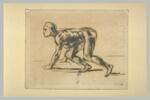 Homme nu, à l'affût, image 2/2