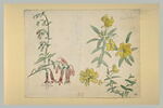Etudes de fleurs avec une branche de fuchsias, image 2/2