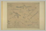 Feuille d'études avec armes, cruche et chope, image 2/2