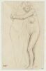Femme nue, enlaçant une figure à sa droite, image 1/2