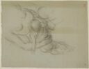 Torse et bras d'une femme nue, de face, tenant un enfant, image 2/2