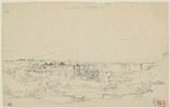 Creux de terrain dominé par des falaises et des montagnes, image 1/2