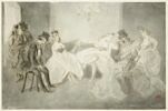 Au salon, scène de maison close, image 1/2