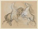 Trois chevaux cabrés et agités, image 1/2